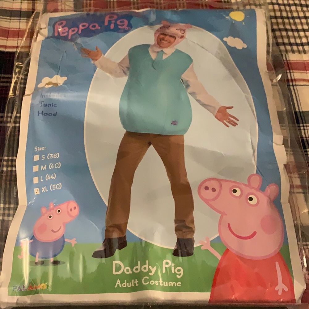 XL Daddy Pig Costume (from Peppa Pig)
